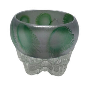 Vintage 90's lucite style bangle bracelet statement look